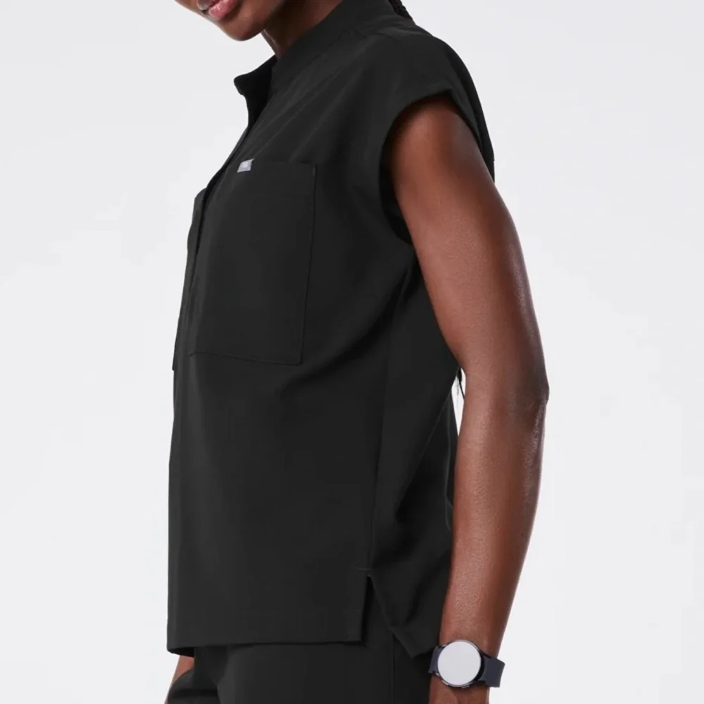 Figs Elegant Black Women Top Only limited edition style - Picture 2 of 7